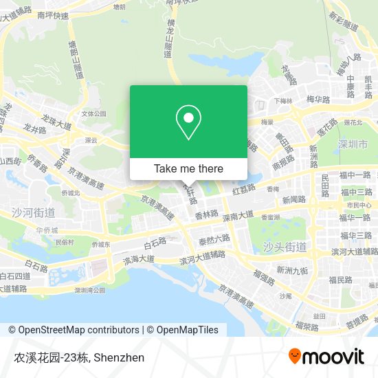 农溪花园-23栋 map