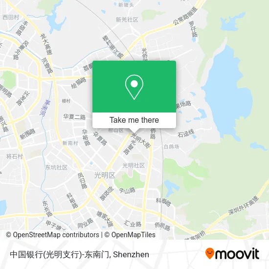 中国银行(光明支行)-东南门 map