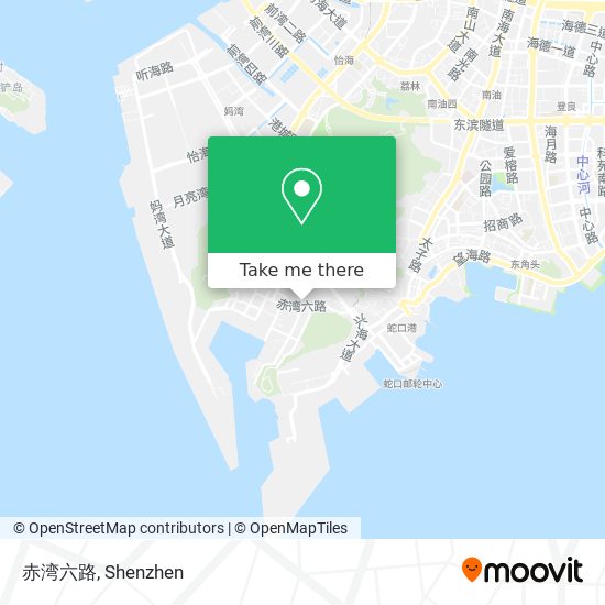 赤湾六路 map