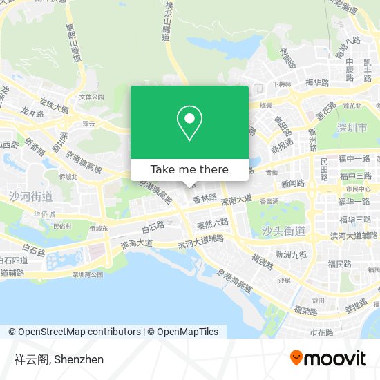 祥云阁 map