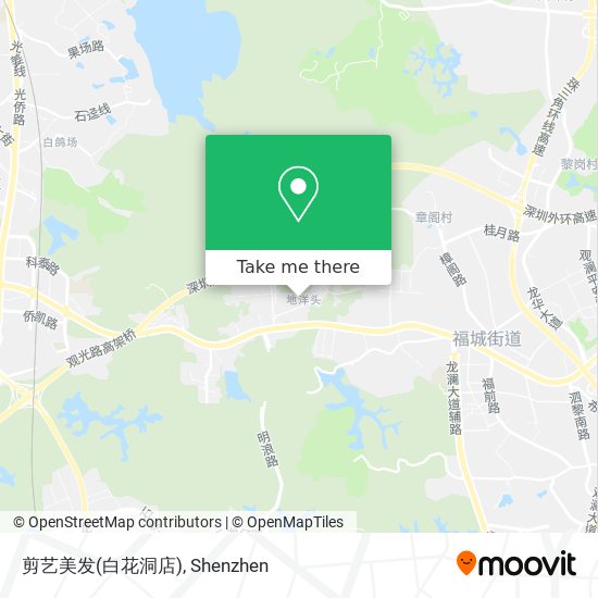 剪艺美发(白花洞店) map