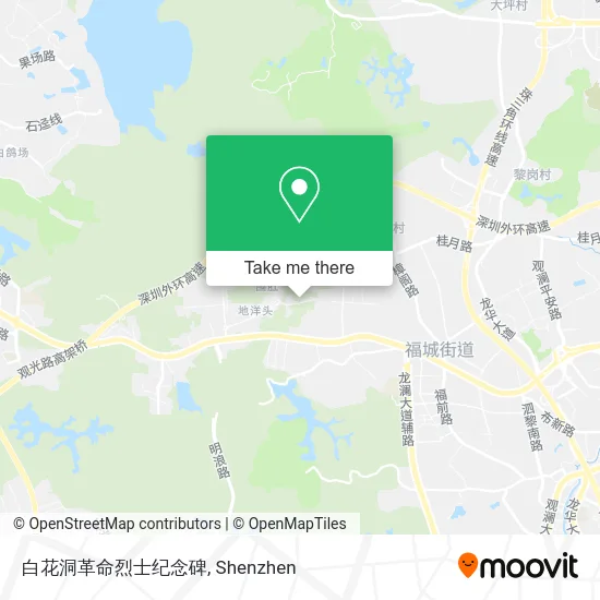 白花洞革命烈士纪念碑 map