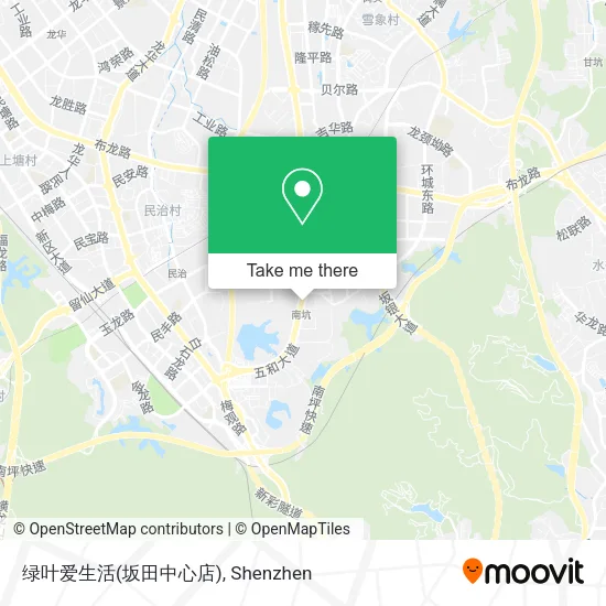 绿叶爱生活(坂田中心店) map