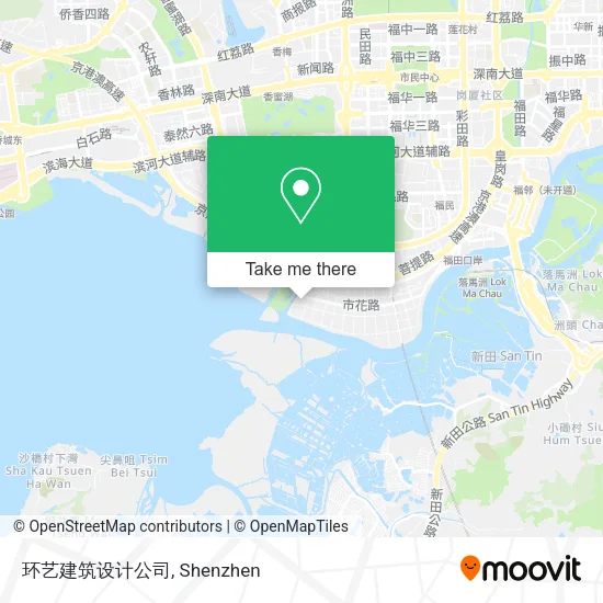环艺建筑设计公司 map