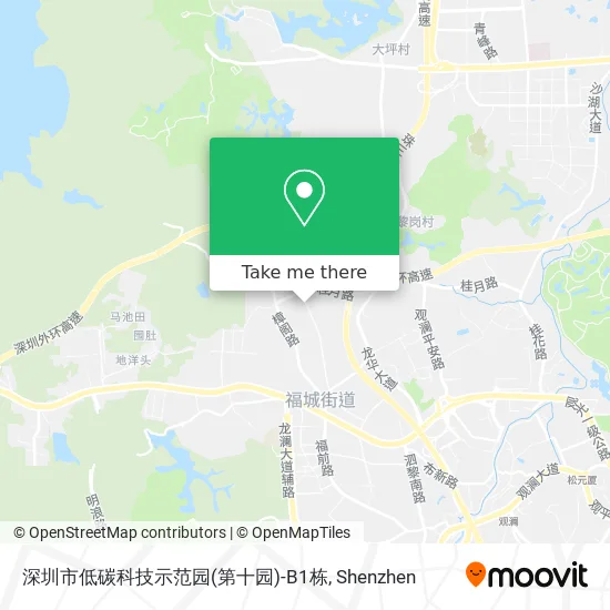 深圳市低碳科技示范园(第十园)-B1栋 map