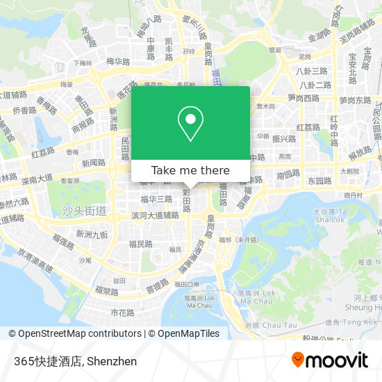 365快捷酒店 map
