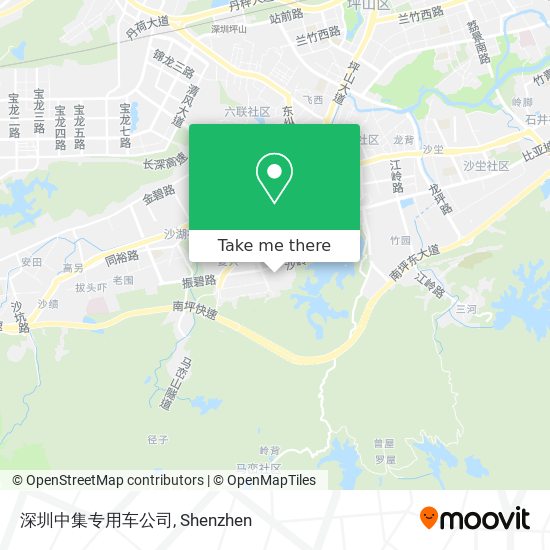 深圳中集专用车公司 map
