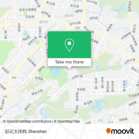 彭记大排档 map
