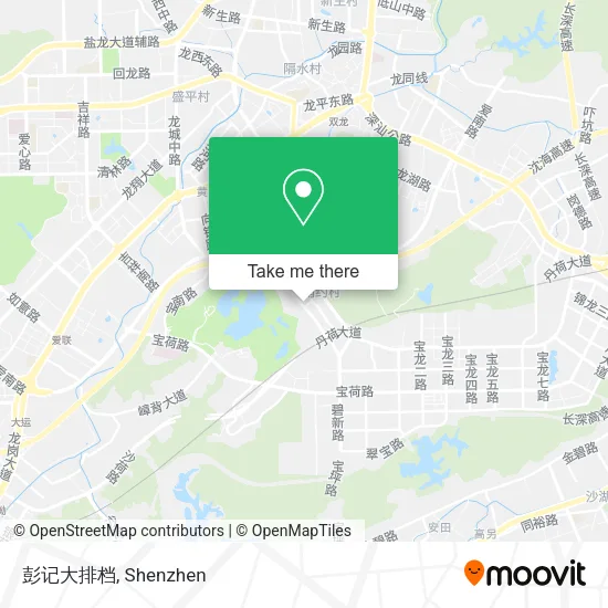 彭记大排档 map