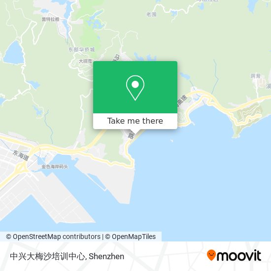 中兴大梅沙培训中心 map