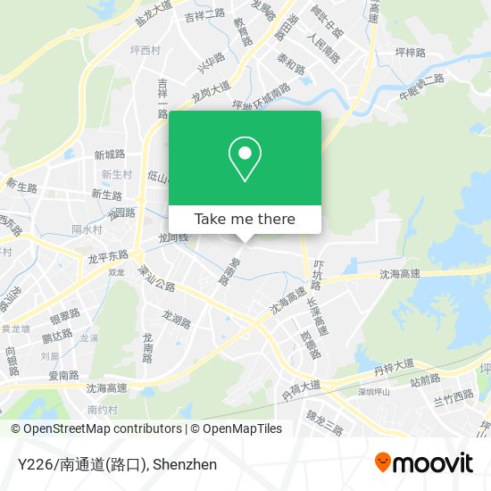 Y226/南通道(路口) map