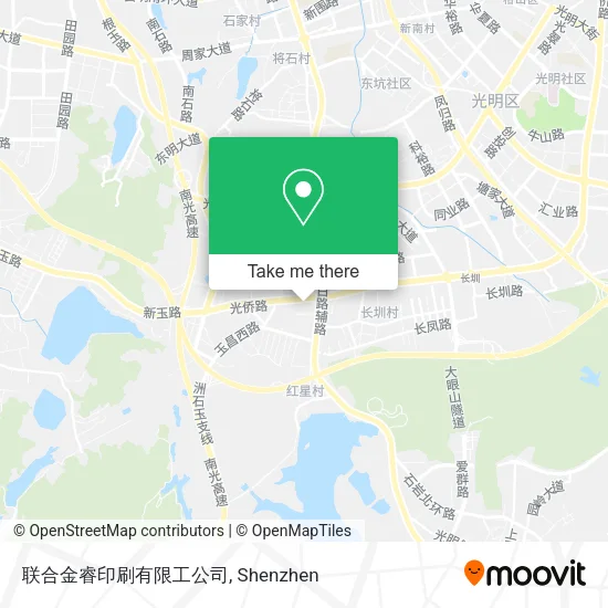 联合金睿印刷有限工公司 map