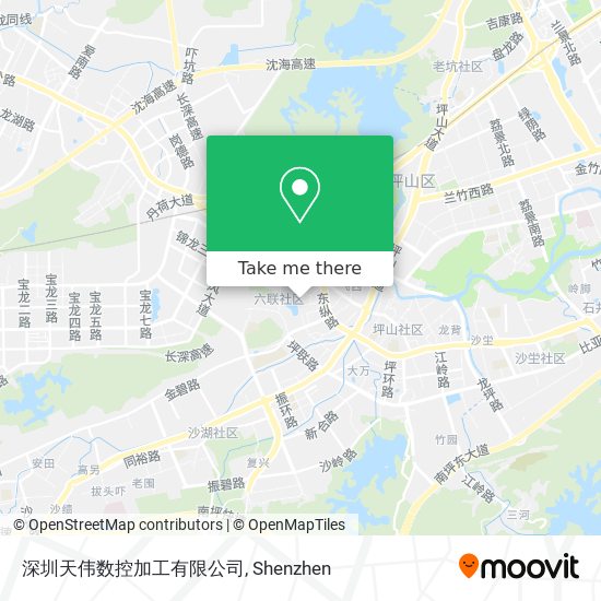 深圳天伟数控加工有限公司 map