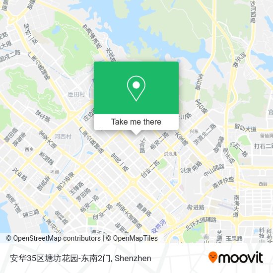 安华35区塘坊花园-东南2门 map