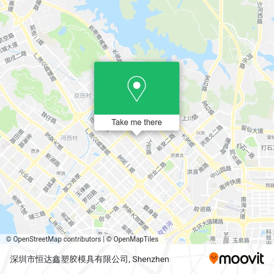 深圳市恒达鑫塑胶模具有限公司 map