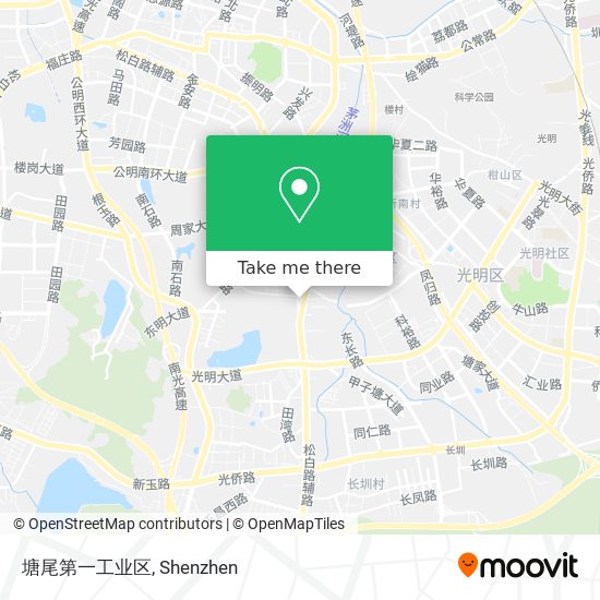 塘尾第一工业区 map