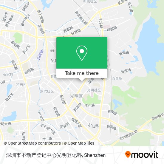 深圳市不动产登记中心光明登记科 map
