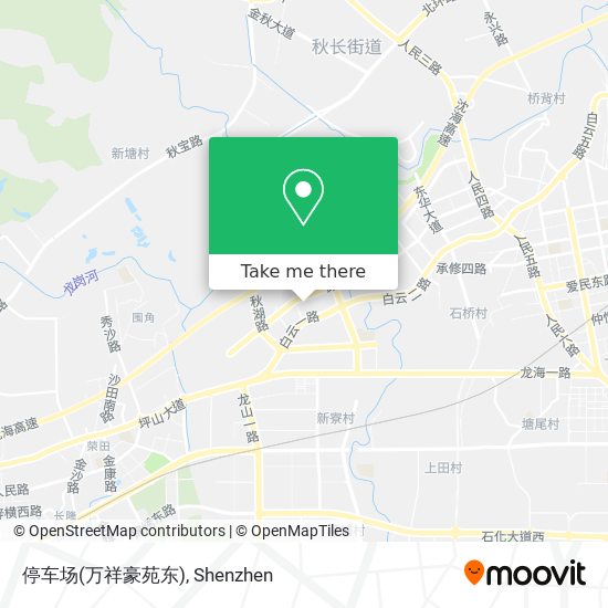 停车场(万祥豪苑东) map