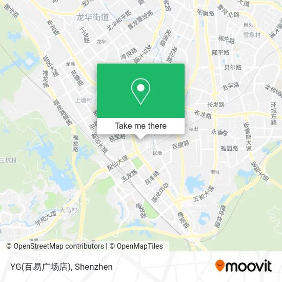 YG(百易广场店) map