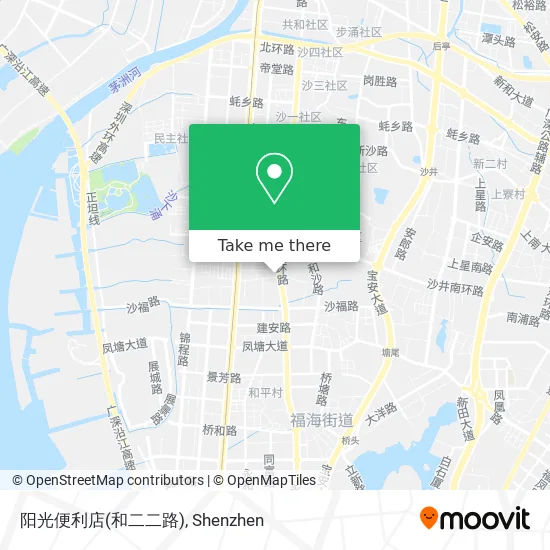 阳光便利店(和二二路) map