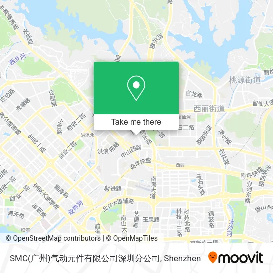 SMC(广州)气动元件有限公司深圳分公司 map