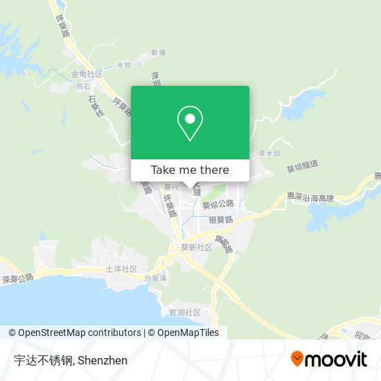 宇达不锈钢 map
