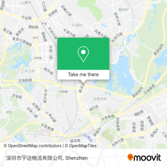 深圳市宇达物流有限公司 map