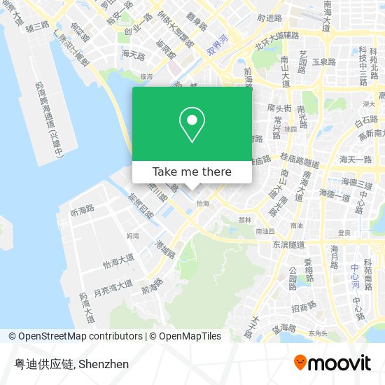 粤迪供应链 map