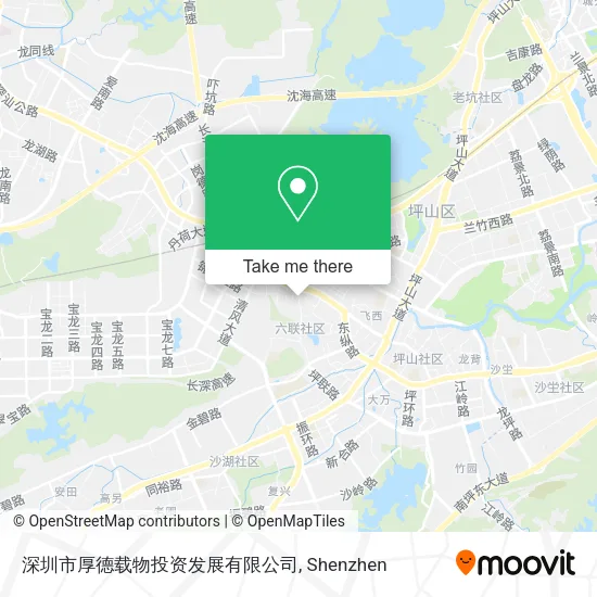 深圳市厚德载物投资发展有限公司 map