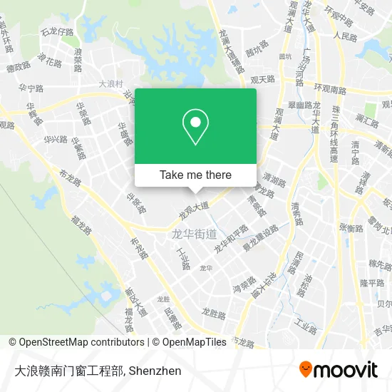 大浪赣南门窗工程部 map