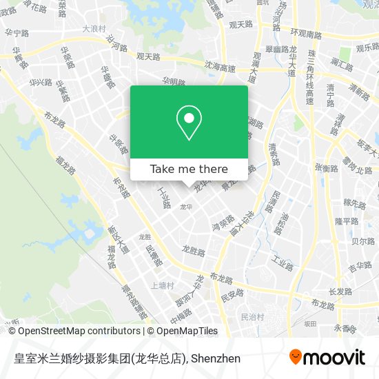 皇室米兰婚纱摄影集团(龙华总店) map