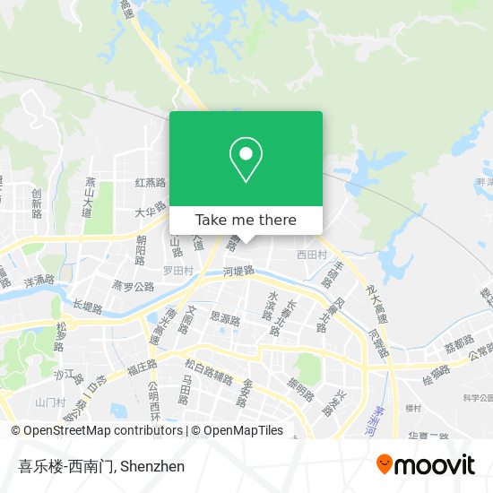 喜乐楼-西南门 map