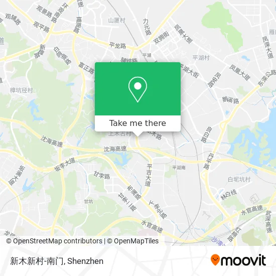 新木新村-南门 map