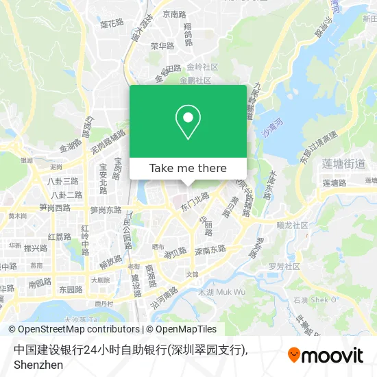 中国建设银行24小时自助银行(深圳翠园支行) map