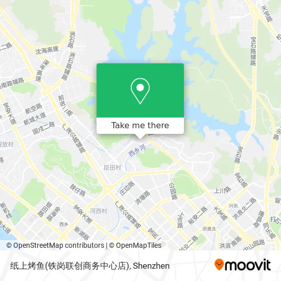 纸上烤鱼(铁岗联创商务中心店) map
