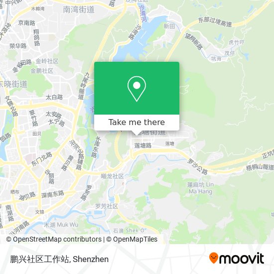 鹏兴社区工作站 map