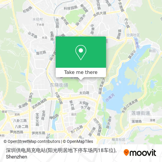 深圳供电局充电站(阳光明居地下停车场丙18车位) map
