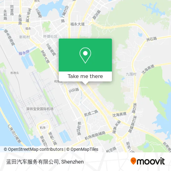 蓝田汽车服务有限公司 map