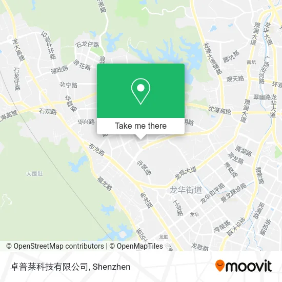 卓普莱科技有限公司 map