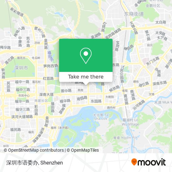深圳市语委办 map