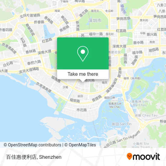 百佳惠便利店 map
