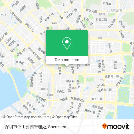 深圳市中山公园管理处 map