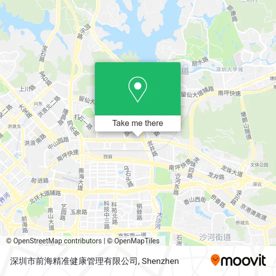 深圳市前海精准健康管理有限公司 map