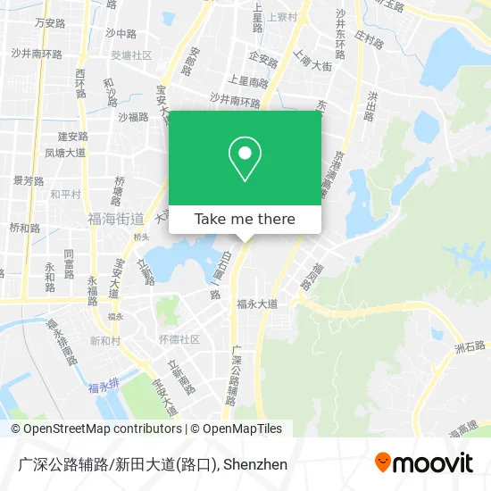 广深公路辅路/新田大道(路口) map