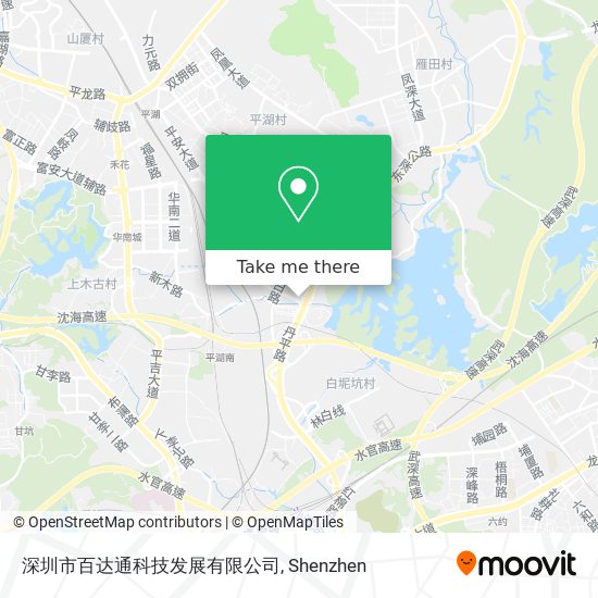 深圳市百达通科技发展有限公司 map
