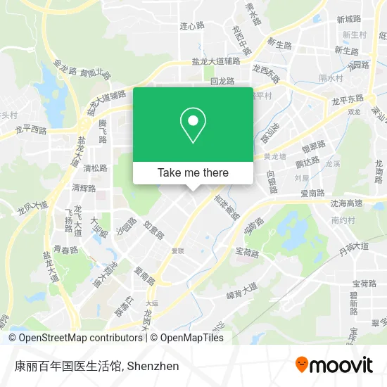 康丽百年国医生活馆 map
