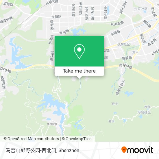 马峦山郊野公园-西北门 map