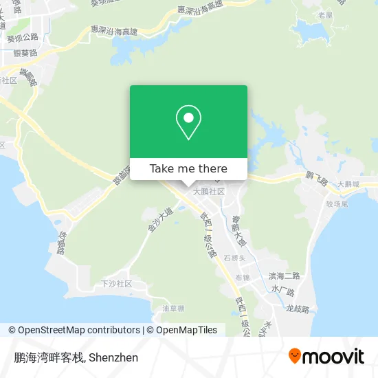 鹏海湾畔客栈 map