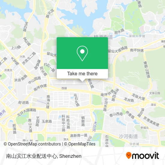 南山滨江水业配送中心 map