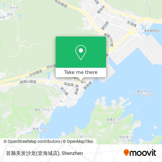 首脑美发沙龙(壹海城店) map